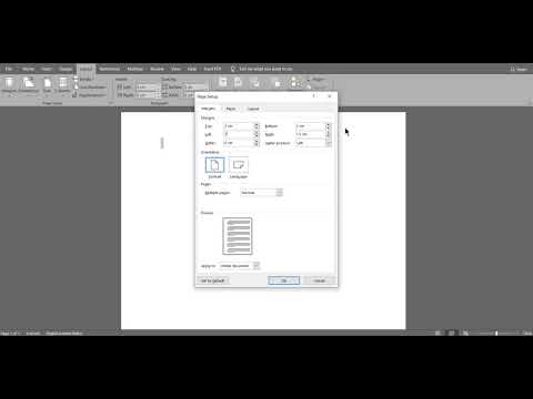 დოკუმენტის ველების (Page Margins) დაყენება Microsoft Word-ში